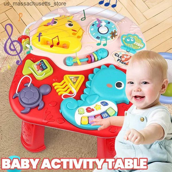 Noisemaker Toys Baby Activity Table Musical Toys Sound Maker Games for Babies Sensory Toys Multi-Functional Movement Developing Educational