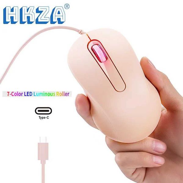 New Arrival 3D Type C-line Gaming Mouse Silent Ergonomic Optical Mouse Color Light up Scroll PC-Laptop-Desktop Computer Mouse T250102