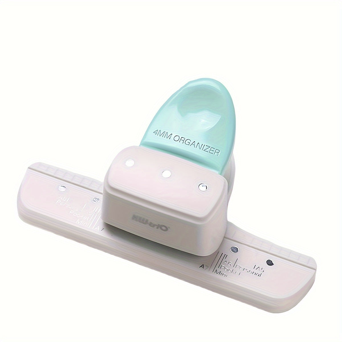 TEMU 3-hole Punch Organizer For Easy Loose-leaf Notebook Organization, Ideal For Scrapbooking - Durable Plastic Craft Tool