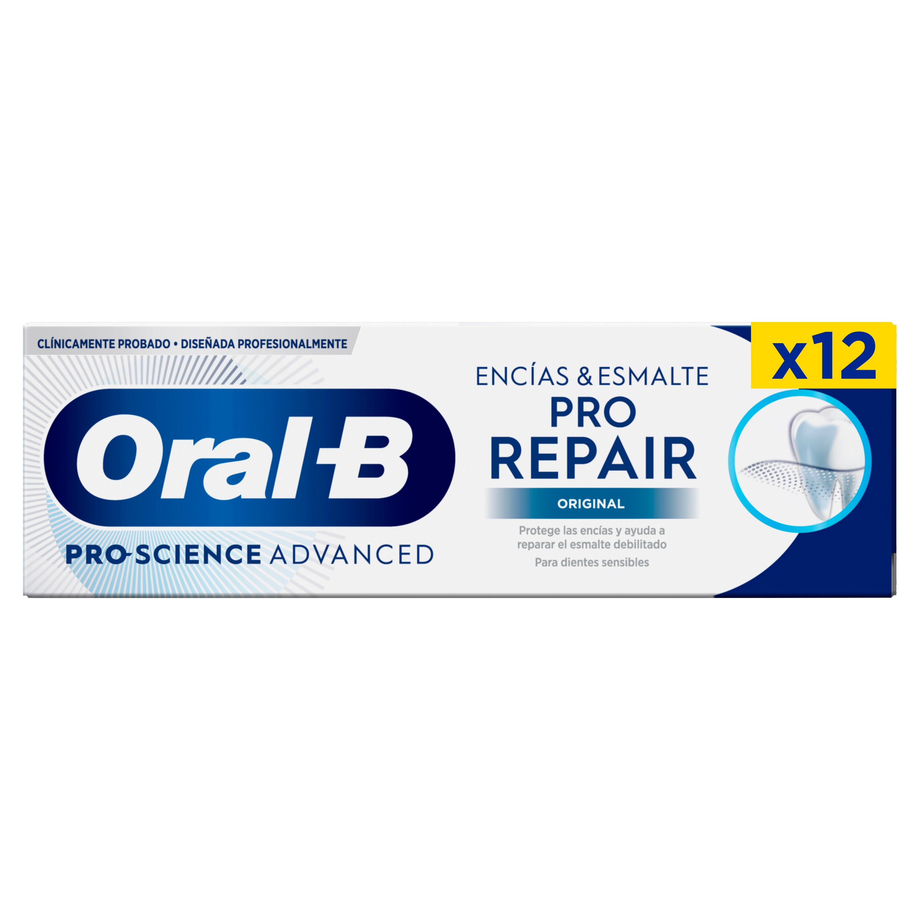 Oral-B Pasta de Dientes Encías y Esmalte Pro-Repair - Pack de 12