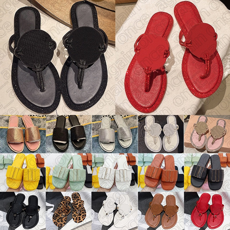 designer sandals for women platform slippers flip flops diamond sparkling beach shoes free shipping sandale sandalen sandales patent leather black b