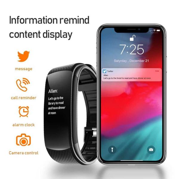 C5S Smart Wristband Fitness Tracker Bracelet Fit Men Women Kid Smartwatch Sport Waterproof Connected Heart Rate Smart Watch Band Y240817
