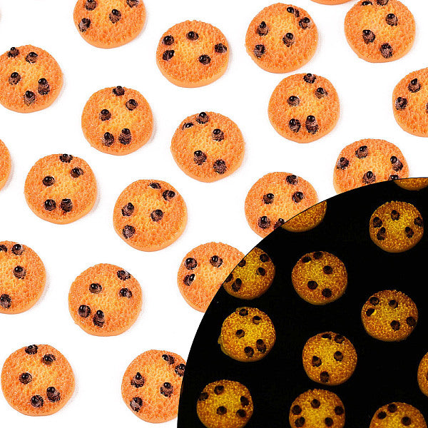 Cookie Luminous Resin Cabochons