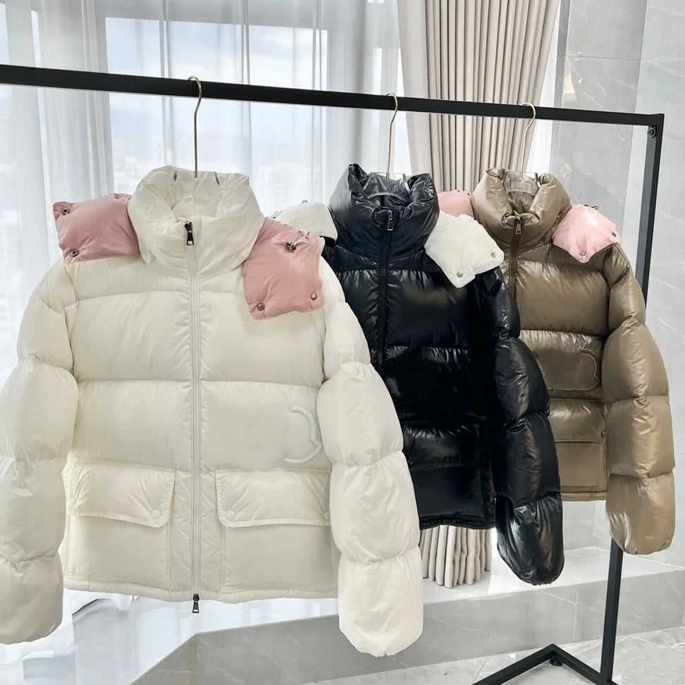Puffer jacket Winter Coats Designer Womens Down Jackets Down Coats Outerwear Parkas Hooded Luxury Letter Fashion Trendy High Sreet Bread Coat Embroi