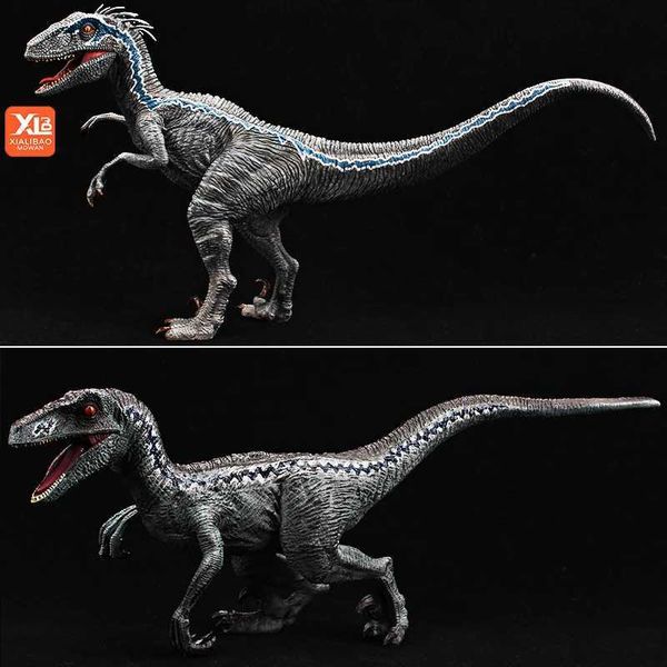 Novelty Games Jurassic Large Dinosaur Simulation Figurines Velociraptor Animal Model Action Figures Collection PVC High Quality Toy Boy Gift