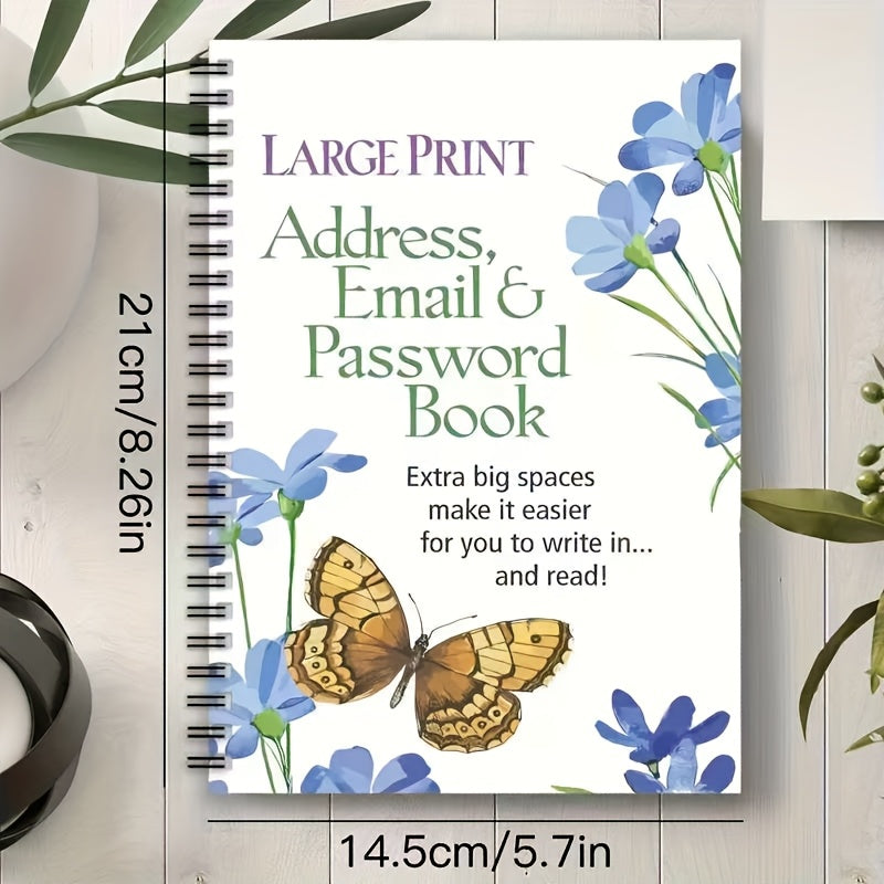 TEMU 1 Fantasy Theme Spiral Password Notebook, Mixed Colors, Plain Lines, Paper Material, Featherless,, With Planner, Suitable For Internet And