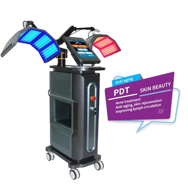 NEWEST Pdt Led Lighting Beauty Salon Machine Red-Bule-Yellow-Green-Cyan-Purple-White 7 Colors Light Therapy Acne Treatment Biolight Light PD