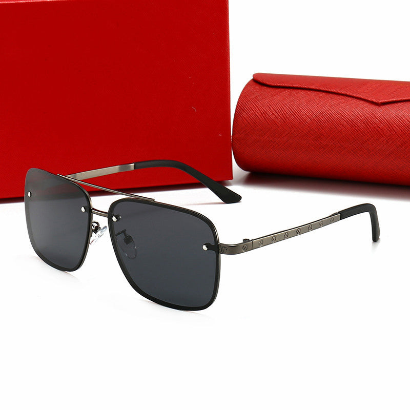 Carter Brand Designer Round Sunglasses Men Retro Shades Male Sun Glasses Mirror Clear Vintage Fashion Driving Oculos De Sol 806645