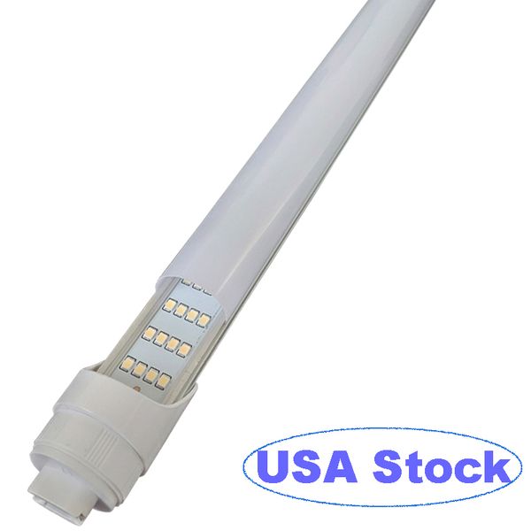 T8 T10 T12 8FT LED Tube Light, R17D HO 8FT LED Bulbs, 96&quot; 4 Row, 144W (Replacement for F96T12-CW-HO 300W), Cold White 6000-6500K Clear