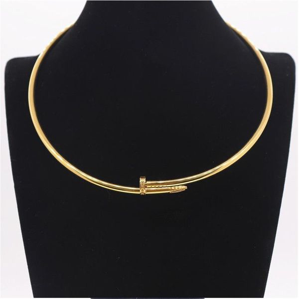 Pendant Necklaces Minimalist geometric sweet cool collar and accessory mix and match personalized nail collar