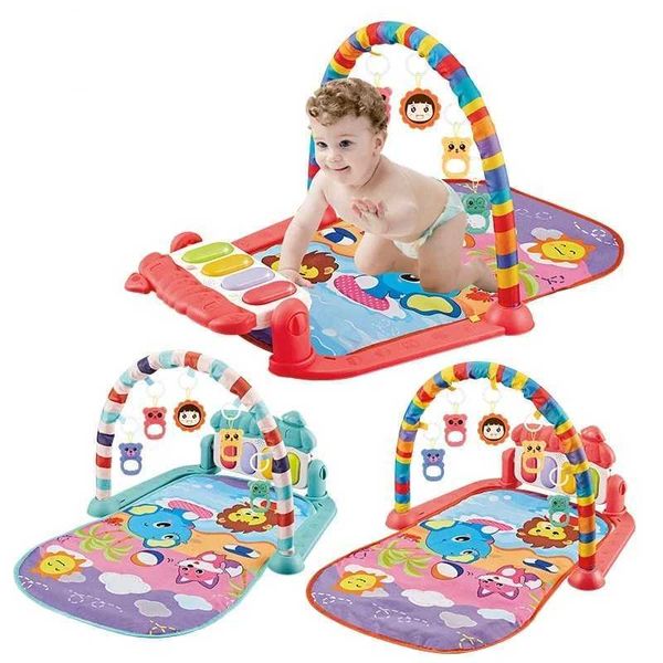 Play Mats Baby Play Music Mat Carpet Toys Kid Crawling Play Mat Game Develop Mats with Piano Keyboard Infant Rug Early Education Rack Toys