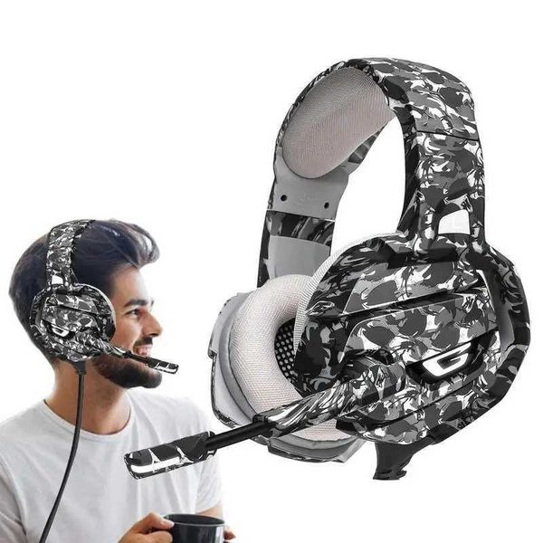 Wired Headset Surround Sound HD Mic For PC Laptop Computer Gamer Headphone K5 Headset Low Noise Wired HeadsetM240729