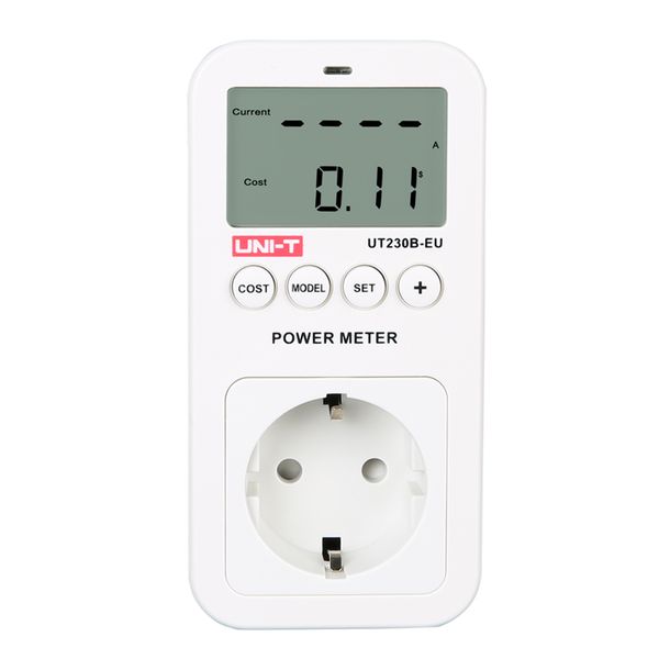 UNI-T UT230B-EU-US wattmeter Voltage Current Cost Frequency Power Meter LCD Energy Consumption Monitor