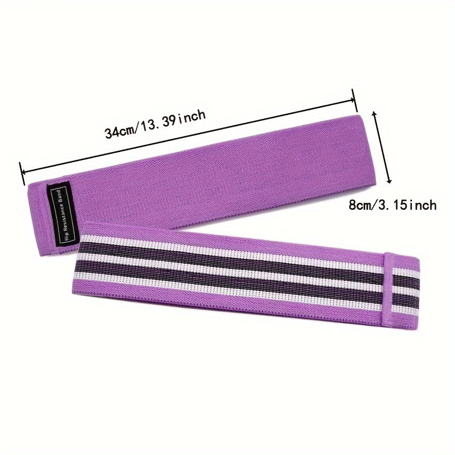 TEMU Non-slip Yoga , Fitness Stretching Rope, Suitable For Hip Lifting, Squat, Bodybuilding, Strength Training, Bodybuilding Equipment, Resistance