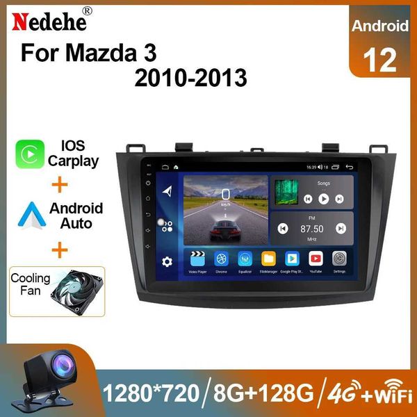 Other Electronics 8G 128G Car Radio Android 12 Auto for Mazda 3 2010 2011 2013 Multimedia Video Player Carplay AutoRadio GPS 2din Stereo WiF