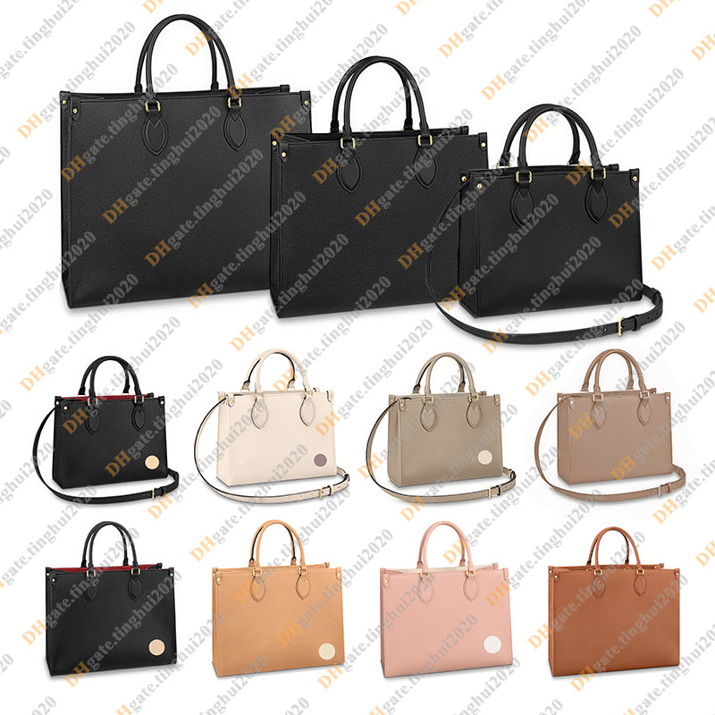 Ladies Fashion Casual Designer Luxury ONTHEGO TOTE Shoulder Bags Handbag Cross body Top Mirror Quality 3 Size M45653 M45595 M45659 M44925 M45495 M45