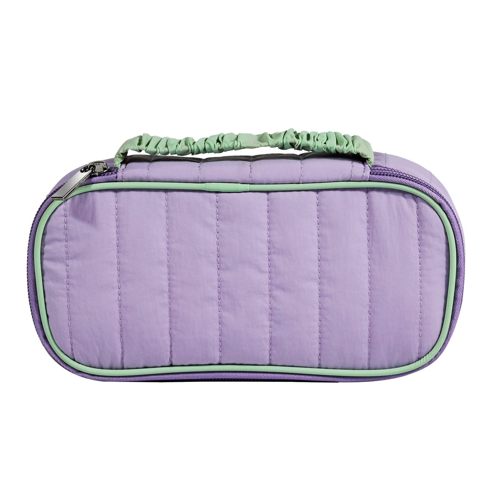 222-5High-value large-capacity partitioned cosmetic makeup brush storage bag