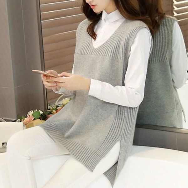 Women&#039;s Vests Women&#039;s knitting sweater Sleeveless Women&#039;s skydiving Women&#039;s loose vest Women&#039;s zippered top 230329