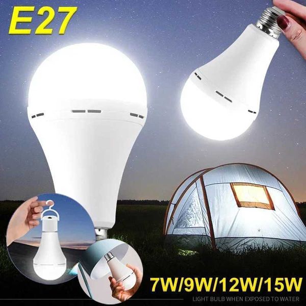 Led Camping Light High Brightness Rechargeable 7-15W Emergency Bulb Waterproof Adjustable Portable Hanging Tent Lamp FishingLX241113