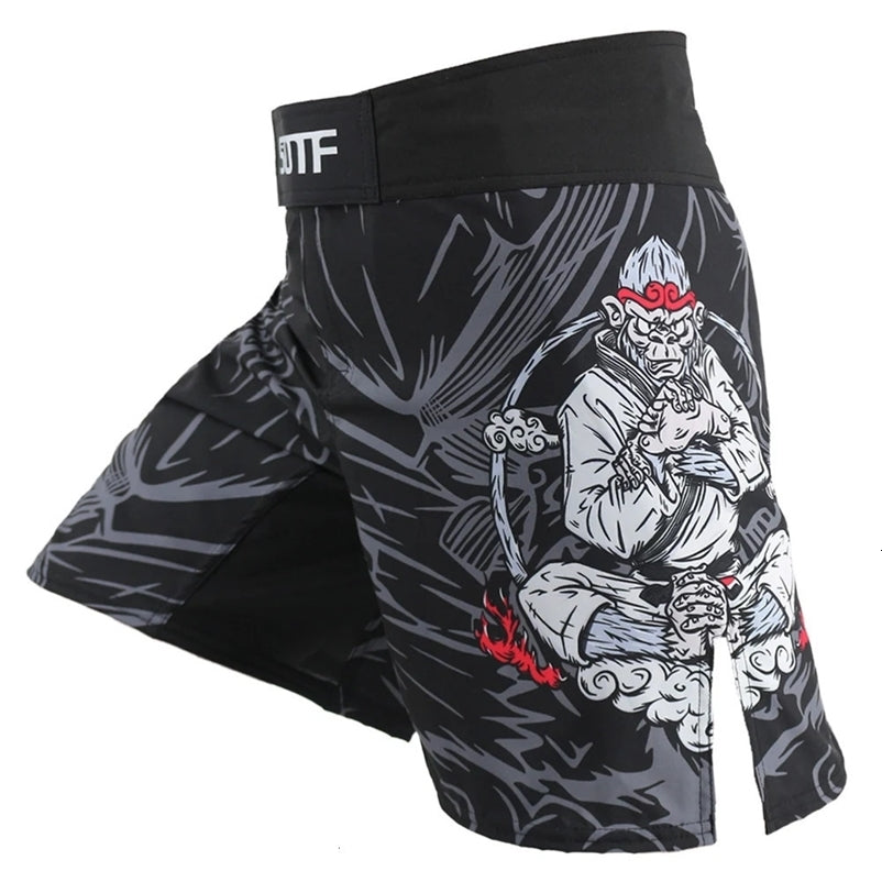 Boxing shorts clothing Mma Muay Thai Taekwondo Suotf mens boxing Christmas Emma soft sun Kung Fu monkey mma shorts 250325