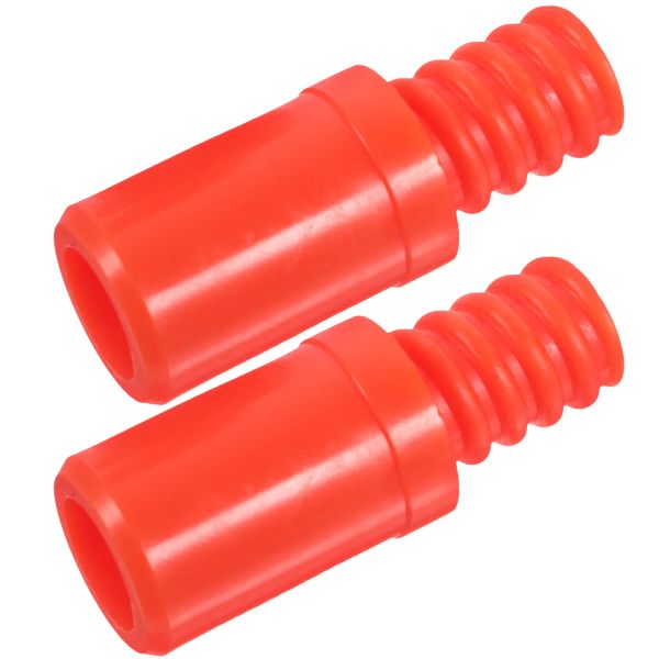 2Pcs Broom Handle Threaded End Threaded Tip Replaceable Plastic Threaded Tip Repairing Supply