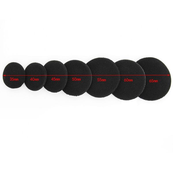 10Pcs=5 Pairs 50mm 60mm 70mm 80mm Foam Headphone Replacement Earbud Ear Pads Sponge Covers Headset Earphone Cushions Ear Tips