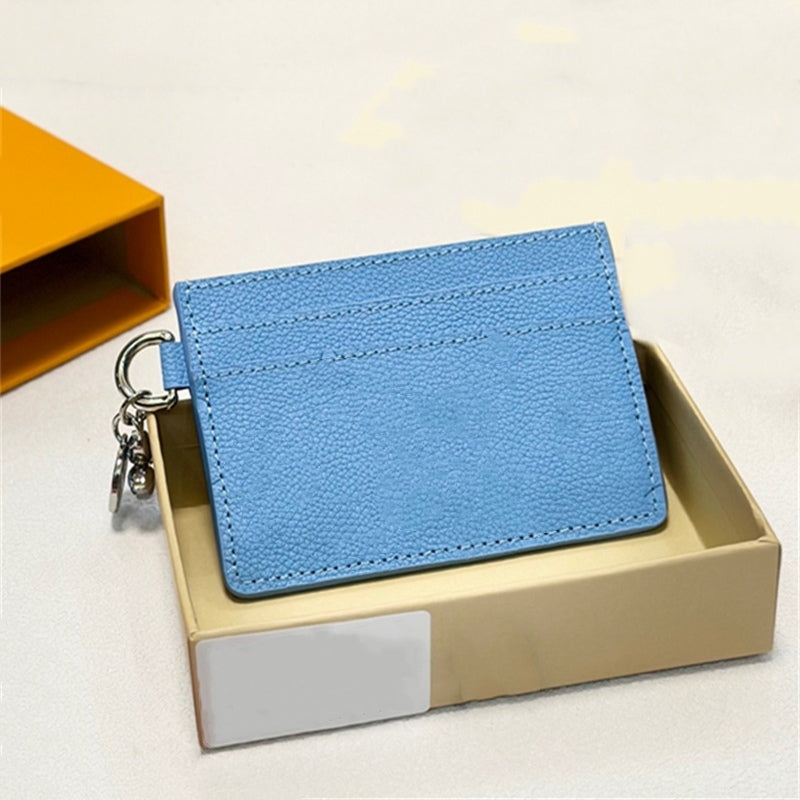 2025 Mini Card Holder Designer Wallet Short Credit Cards Holders Genuine Leather Purses Wallet TOP