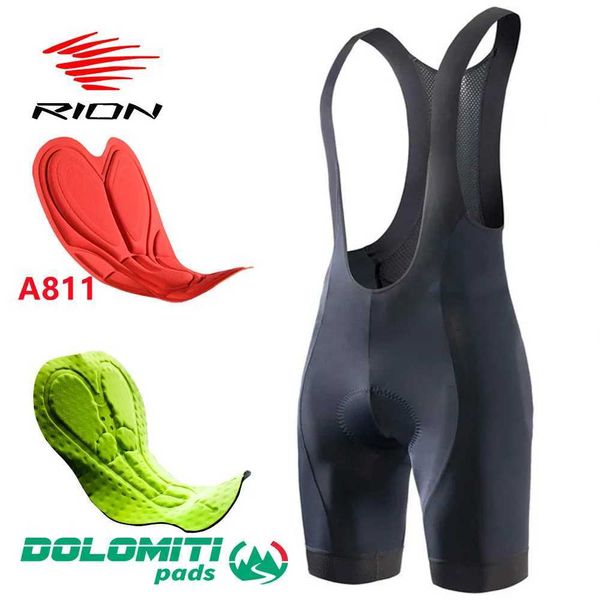 RION High Quality Classic Men Cycling Bib Shorts Bicycle Culotte Ciclismo Bike Pants Pad Clothing Bretelle Braces DolomitiXJ241214