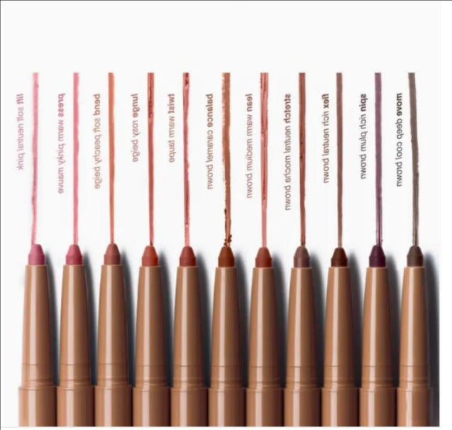Lip liner 11 Colors Waterproof Lip Liner Pencil lift soft neutral pink balance caramel brown Lip Contour Matte Lipstick Pen Long Lasting Retro Red L