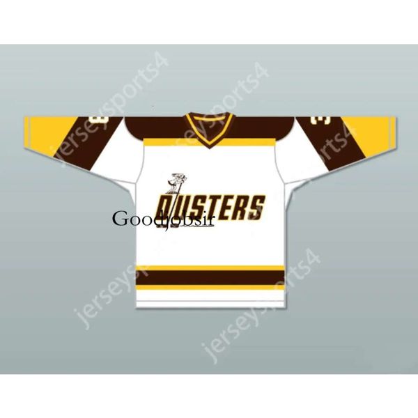 Gdsir Custom PAUL 3 BINGHAMTON BROOME DUSTERS WHITE HOCKEY JERSEY NEW Top Ed S-M-L-XL-XXL-3XL-4XL-5XL-6XL