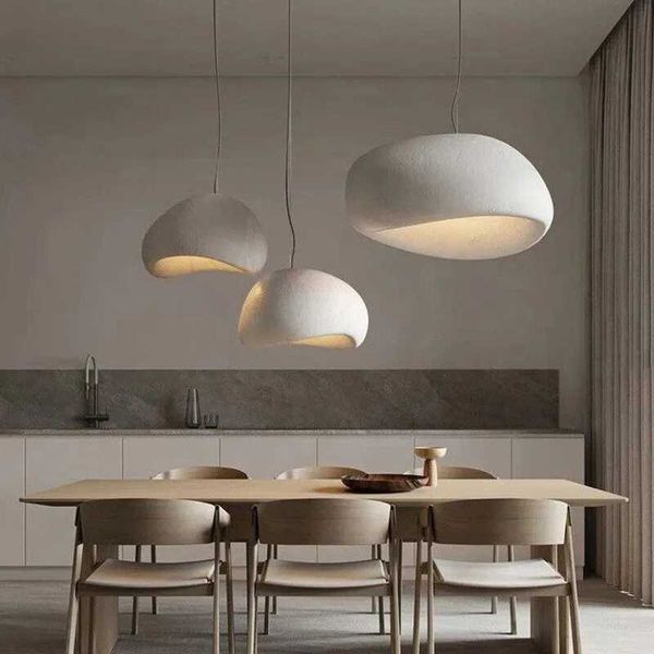 Nordic Wabi Sabi E27 LED Pendant Lights Modern Ceiling Chandelier Lights for Living Room Bedroom Dining Room Loft Hanghing Lamp Z250120