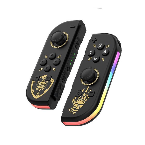 Wireless Bluetooth Gamepad Controller For Switch Console-joycon NS Switch Gamepads Controllers Joystick-Nintendo Game Joy-Con With RGB Light