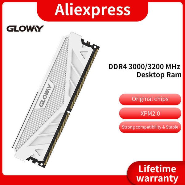 Gloway DDR4 8GB 3000mhz 3200MHZ 8GB 16GB so dimm Desktop memoria ram ddr4 with Heatsink Games