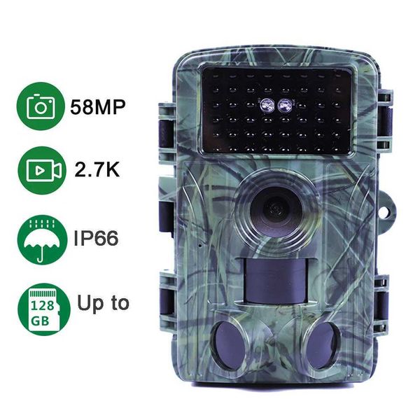 Sports Action Video Cameras 2.7K Video Hunting Shooting Wildlife Trail Night Vision Waterproof 60MP WIFI Photo Outdoor Trap Camera Wildlife
