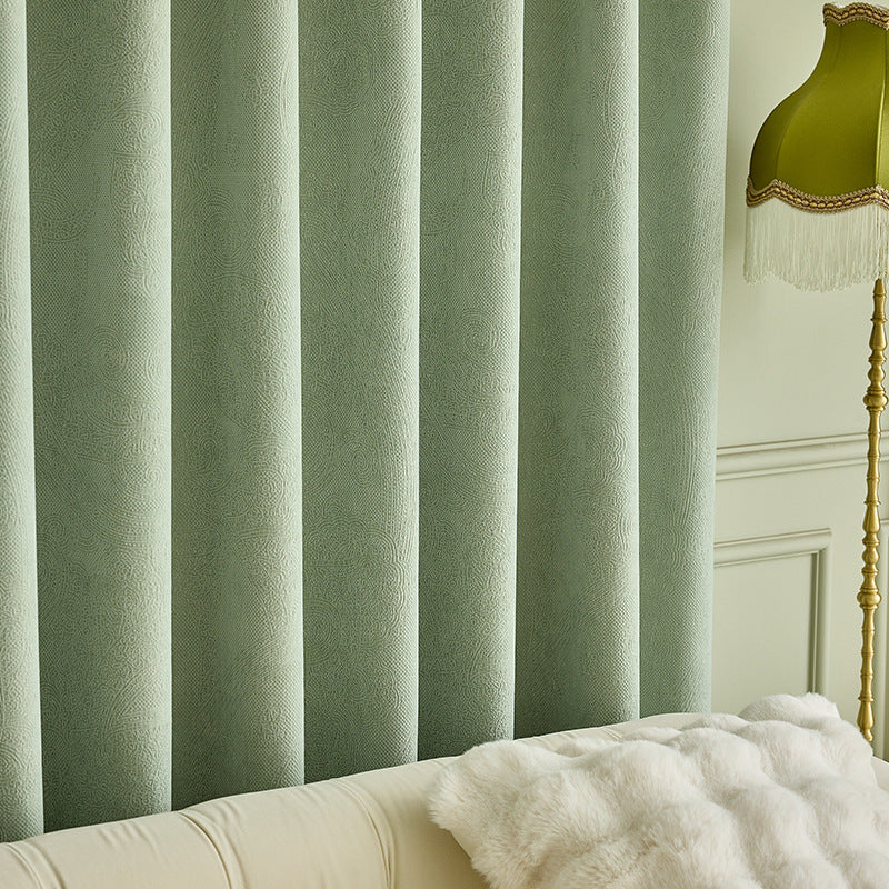 P0256 100% blackout curtains for living room thermal insulation lining bedroom waterproof window decoration kitchen hotel curtain door