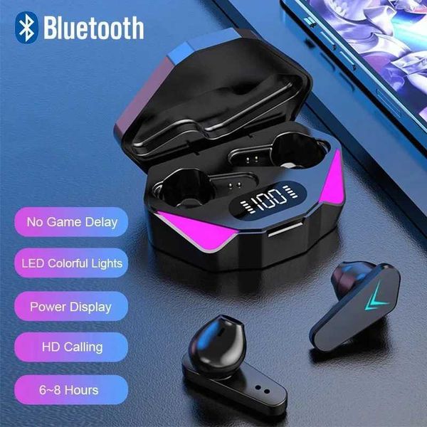 TWS X15 Wireless In Ear Earphones 9D Stereo Music HiFi phones 65ms Low Latency Gamer Earbuds ort Gaming set with MicC250212