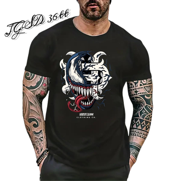 Classic T Shirts Men Custom Print Oversized Men Tops Tees Street Short Sleeve Cotton O-Neck Cool Design Tee Shirt