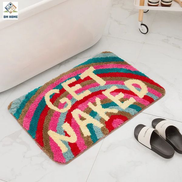 Cute bathroom floor mat non slip living room carpet entrance door mat small carpet bathroom kitchen floor mat home carpet 241118