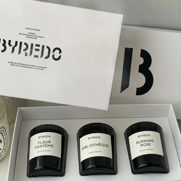 Candles 3pc Aromatherapy Candles Home Use Bedroom Hot Rose Library Mood Diffuser Air Companion Home Decoratio Valentine Day Gift Box Set S24