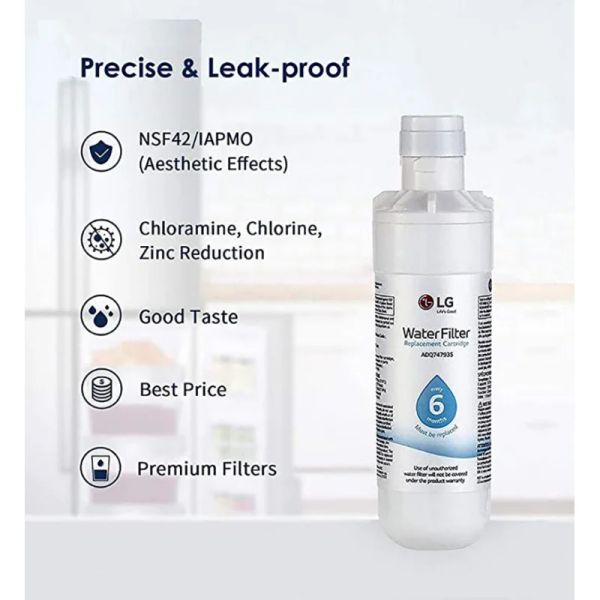 Replace For LG LT1000P Refrigerators parts Water Filter For ADQ747935-02 MDJ64844601 Kenmore46-9980 AGF80300704 QF-F46(1-5PACK)
