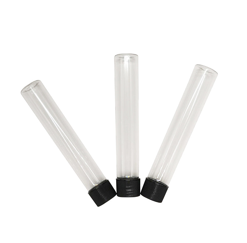 USA Wholesale Clear Glass Tubes for Packaging Transparent Bottles Multi-Size OEM Custom Label-Friendly for Office & Industrial Use
