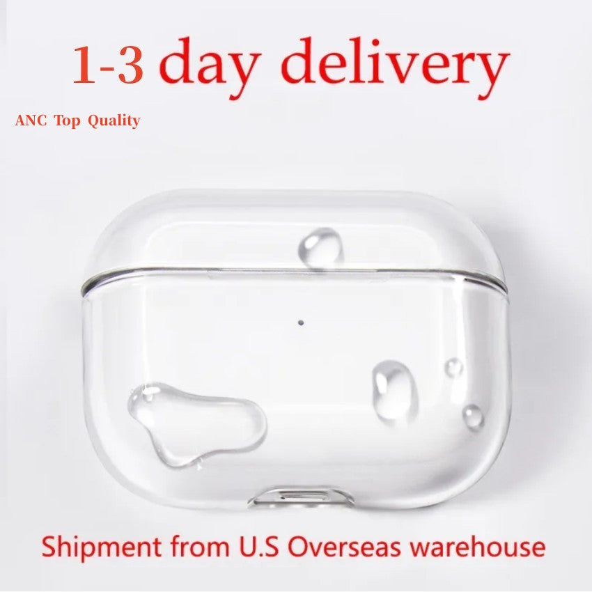 For pro 2 3 Max Earphones airpod 4 Bluetooth Headphone Accessories Solid Silicone Cute Protective Cover Wireless Charging Box Shockproof Case