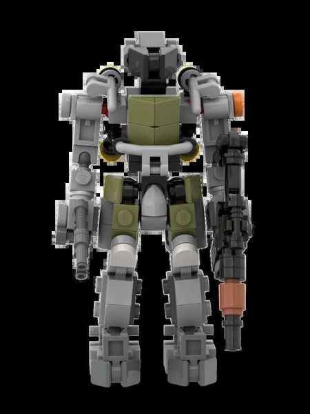 Blocks Blocks MOC-94380 Terno móvel menina robô feminina Mecha Modelo Modelo Modular Blocos de Brinquedos de Toys Para ChristmasDly Kids Bi