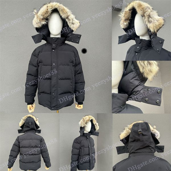 Jacket Down 29 wyndham parker Women Men 29S Wolf Fur Collar Medium Length Winter New Style Overcame Clothes Thick High-End 90% Duck Downs Me