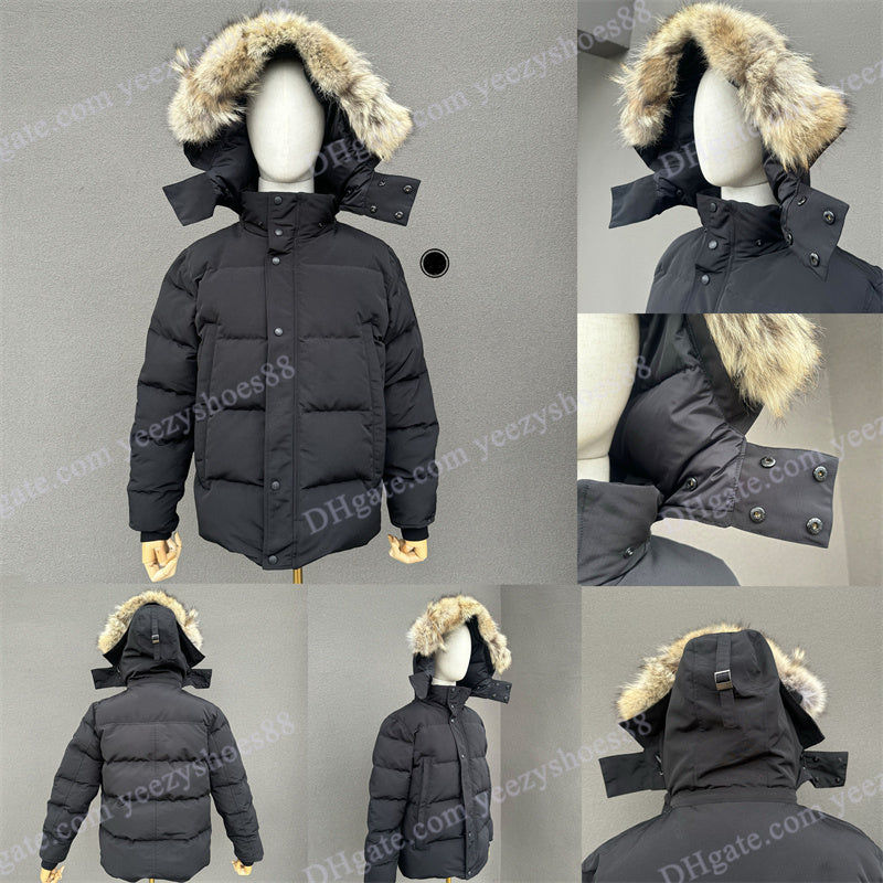Jacket Down 29 wyndham parker Women Men 29S Wolf Fur Collar Medium Length Winter New Style Overcame Clothes Thick High-End 90% Duck Downs Men Clothi