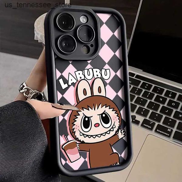 Cell Phone Cases Labubu Mobile Protective Case Is Suitable For 15promax Iphone14 High-end 13pro Cartoon Funny L240910