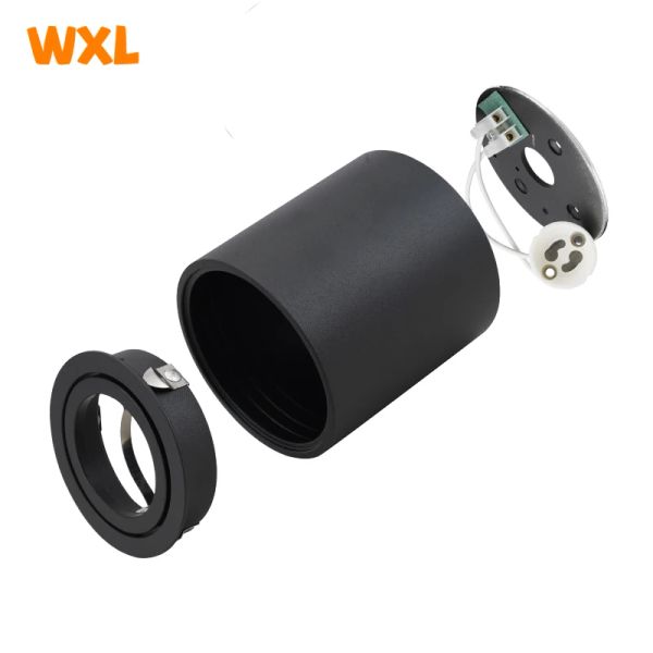 Surface Mounted Ceiling Downlight with 6W GU10 Bulb Replaceable LED Spot Light AC85-265V Warm-Natural-Cold White