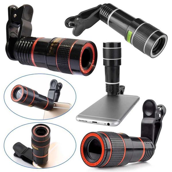 20x Tescope Tephoto ns 8x 12x Zoom ns Monocular Mobi Phone camera ns for Smartphones nte para celular For iPhoneXJ241005