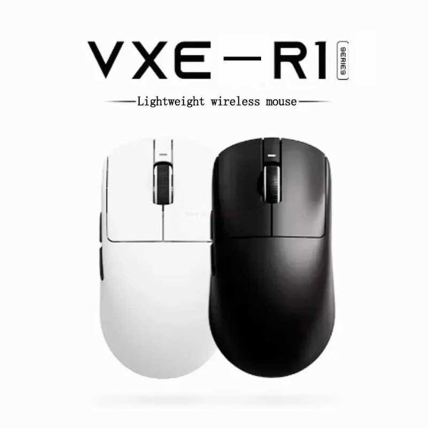 Mice Vxe Dragonfly R1 Pro Max Wireless Mouse R1 Se Lightweight Paw3395 Nordic 52840 2kHz Intelligent Speed X Low Latency F Gaming Mouse Gift