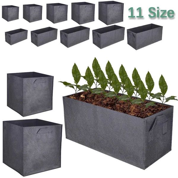 Planters Pots Felt plant strong growth bag non-woven fabric garden plant and flower decoration container durable growth bag breathable conta